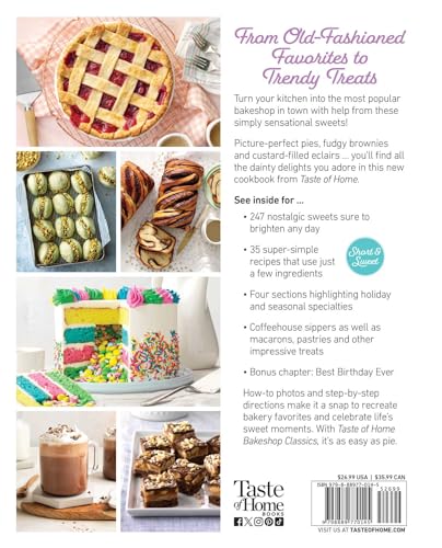 Taste of Home Bakeshop Classics: 247 Vintage Delights, Coffeehouse Bites & After-Dinner Highlights (Taste of Home Baking)
