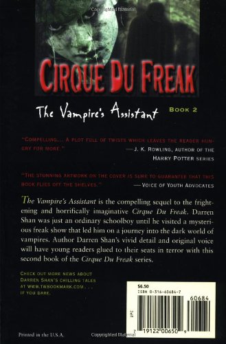 The Vampire's Assistant (Cirque du Freak, Book 2) (Cirque Du Freak, 2)