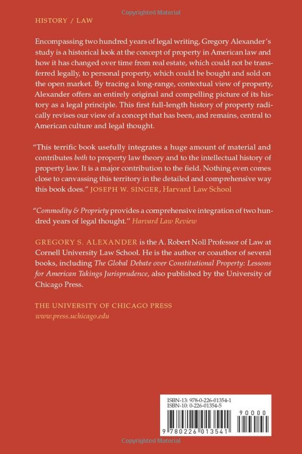 Commodity & Propriety