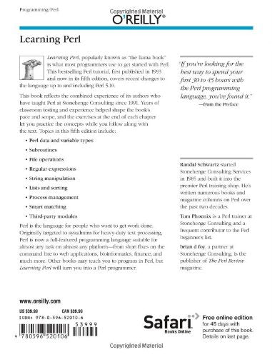 Learning Perl, 5th Edition