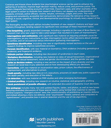 Forensic and Legal Psychology: Psychological Science Applied to Law