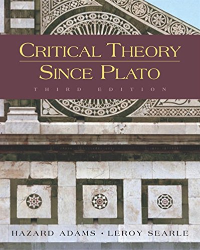 Critical Theory Since Plato by Adams, Hazard