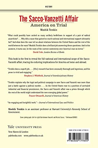 The Sacco-Vanzetti Affair: America on Trial
