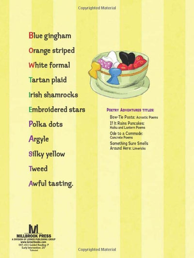 Bow-Tie Pasta: Acrostic Poems (Poetry Adventures)