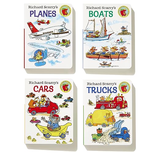 Richard Scarry's Books on the Go: 4 Board Books