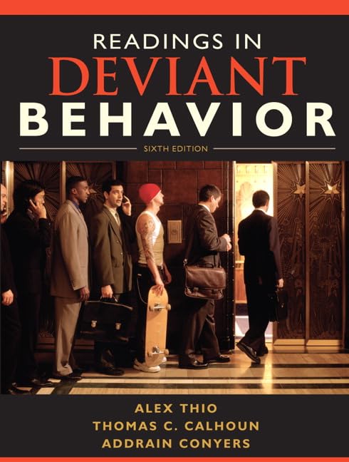 Readings in Deviant Behavior by Thio, Alex