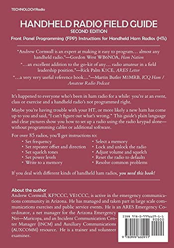 Handheld Radio Field Guide: Front Panel Programming (FPP) Instructions for Handheld Ham Radios (HTs)