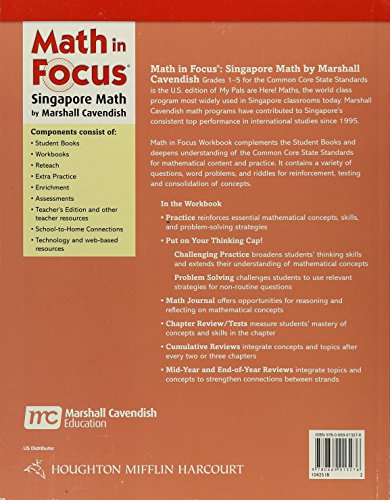 Math in Focus: Student Workbook 2A (Math in Focus: Singapore Math)