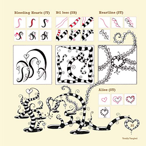 Totally Tangled: Zentangle and Beyond (Design Originals) Art Therapy to Focus Your Mind, Reduce Stress, Relax, and Build Creative Confidence with Over 100 Meditative Tangles, Patterns, and Doodles