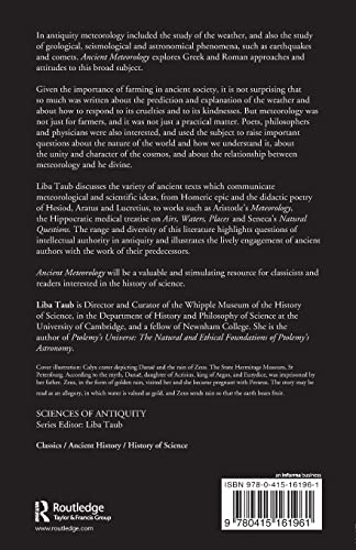 Ancient Meteorology (Sciences of Antiquity)