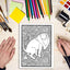 Pooping Animals: A Funny Coloring Book for Adults