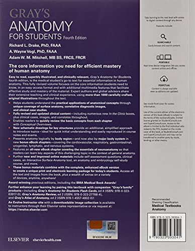 Gray's Anatomy for Students: With Student Consult Online Access