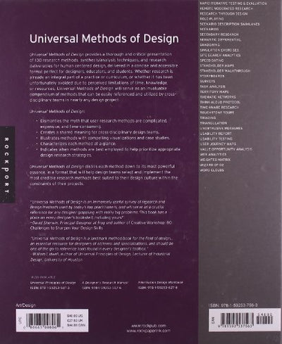 Universal Methods of Design: 100 Ways to Research Complex Problems, Develop Innovative Ideas, and Design Effective Solutions