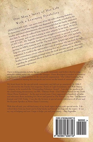 Dyslexia My Life:One Man's Story of His Life With a Learning Disability.