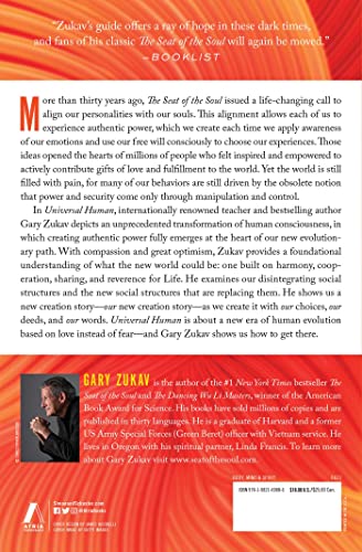 Universal Human: Creating Authentic Power and the New Consciousness — back cover