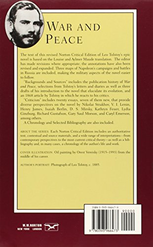War and Peace: A Norton Critical Edition (Norton Critical Editions)