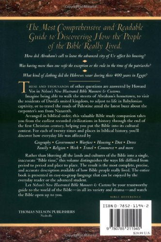 Nelson's New Illustrated Bible Manners and Customs