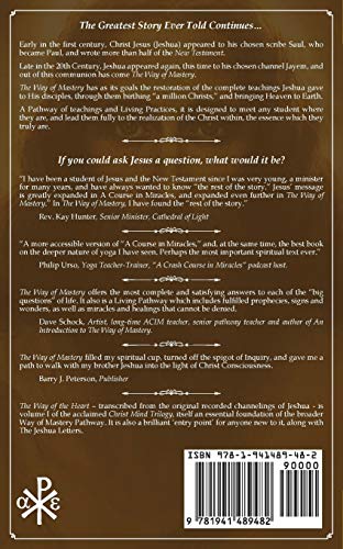 The Way of Mastery, Pathway of Enlightenment: The Way of the Heart: The Christ Mind Trilogy Vol I ( Pocket Edition )