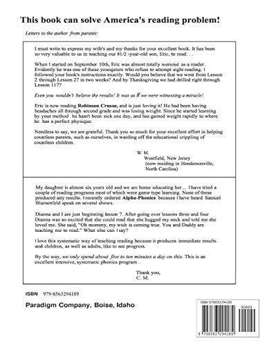Alpha-Phonics: A Primer for Beginning Readers (Blumenfeld Books)