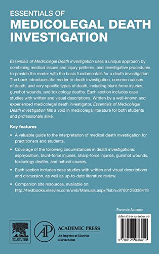 Essentials of Medicolegal Death Investigation