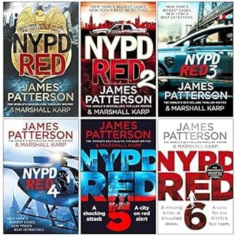 NYPD Red Series (1-6) Collection 6 Books Set By James Patterson