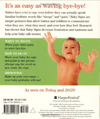 Baby Signs for Bedtime