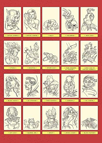 Marvel: The Amazing 1000 Dot-to-Dot Book (Numbers will be sm