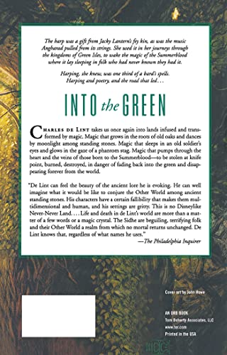 Into the Green — back cover