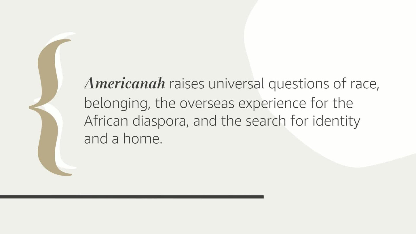 Americanah: A novel by Chimamanda Ngozi Adichie