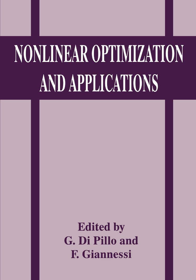 Nonlinear Optimization and Applications (Interdisciplinary Contributions to)