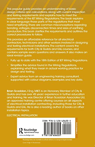 IET Wiring Regulations: Design and Verification