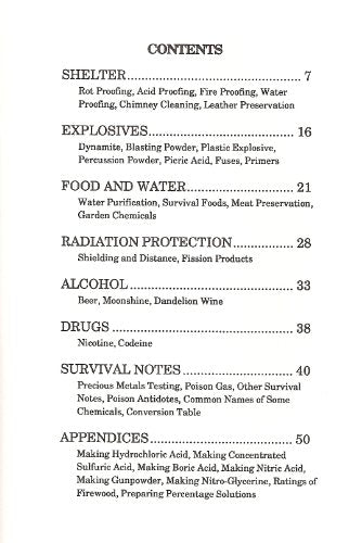 The Survival Chemist (#C-562)