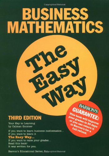 Business Math the Easy Way (Barron's Easy Series)