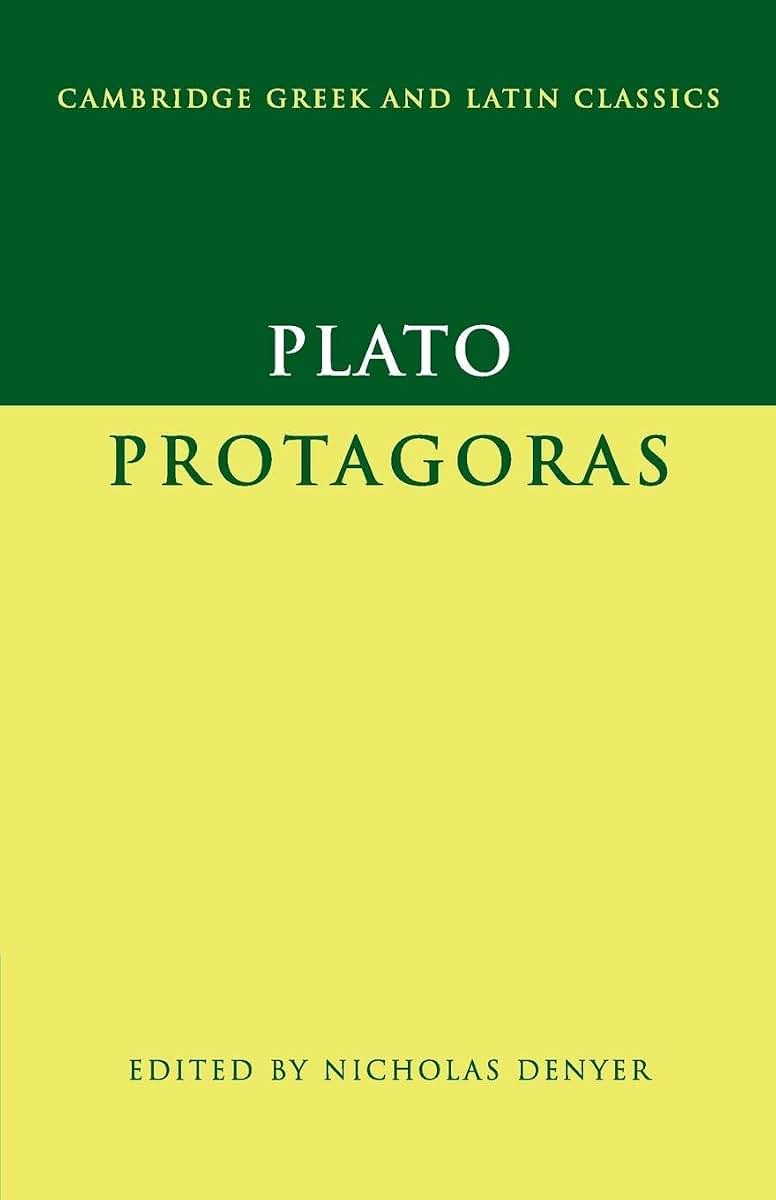 Plato: Protagoras (Cambridge Greek and Latin Classics)