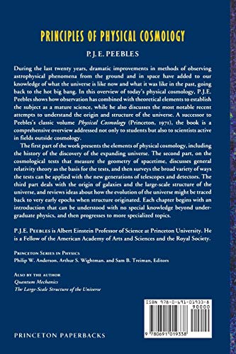 Principles of Physical Cosmology by Peebles, P. J. E.
