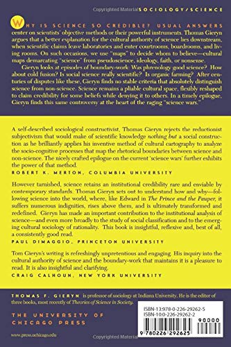 Cultural Boundaries of Science: Credibility on the Line