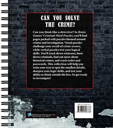 Brain Games - Criminal Mind Puzzles by Publications Internat