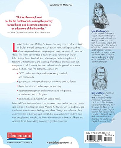 Making the Journey, Fourth Edition: Being and Becoming a Teacher of English Language Arts