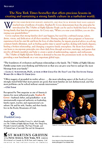 The 7 Habits of Highly Effective Families: Creating a Nurturing Family in a Turbulent World