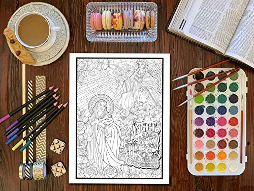 Color The Gospel: Inspired To Grace: Christian Coloring Books