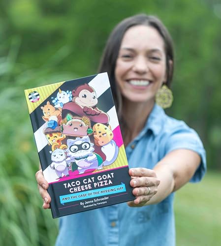 Taco Cat Goat Cheese Pizza and the Case of the Missing Hat - Graphic Novel - Hilarious & Fun Hardback Book for Ages 7+, Full-Color Artwork - Family-Friendly, Great for Gifting