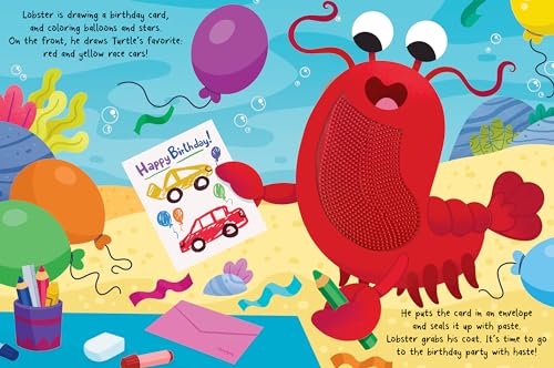 Little Hippo Books Happy Birthday Turtle I Ocean Children's Books Ages 1-3  Touch and Feel Books for Toddlers 1-3 & Baby Books  Best Kids Books and ... Sensory Board Books for Baby & Toddler Time)