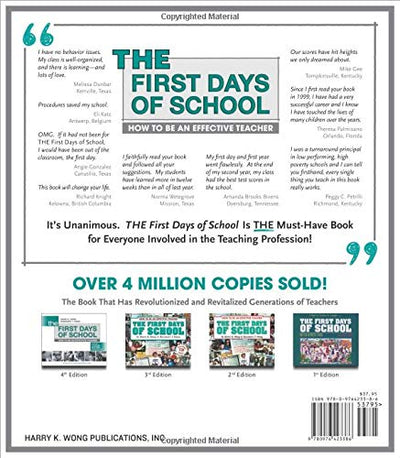 The First Days of School: How to Be an Effective Teacher, 5th Edition