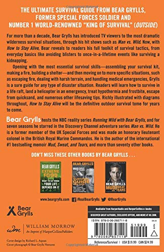 How to Stay Alive: The Ultimate Survival Guide for Any Situation — back cover