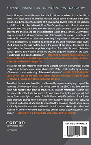 The Witch-Hunt Narrative: Politics, Psychology, and the Sexual Abuse of Children