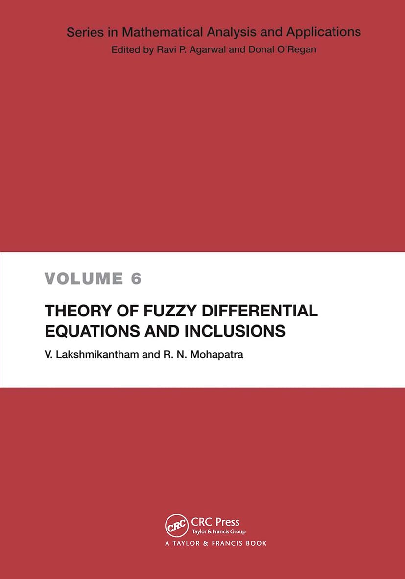 Theory of Fuzzy Differential Equations and Inclusions (Mathematical Analysis and Applications)