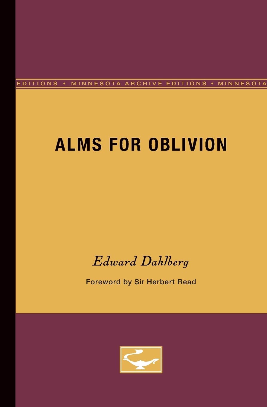 Alms for Oblivion (Minnesota Archive Editions)