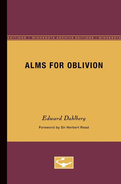 Alms for Oblivion (Minnesota Archive Editions)