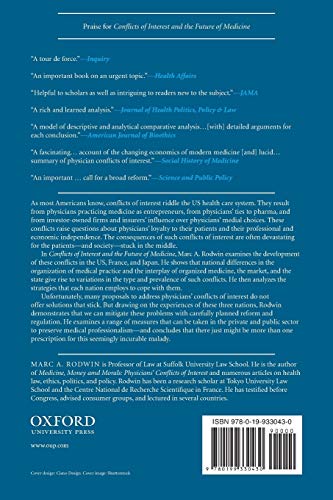 Conflicts of Interest and the Future of Medicine: The United States, France, and Japan
