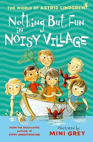 Astrid Lindgren 14 Books Collection Set (The Children of Noisy Village, Happy Times,Nothing but Fun, The World's Best Karlsson,Flies Again,on the Roof,Pippi Longstocking,Emil's Clever Pig & More)